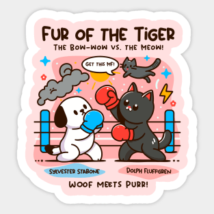 FUR OF THE TIGER Sticker